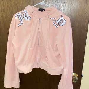 Juicy Couture Pink Velour zip up